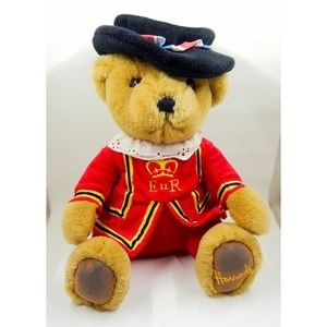 Harrods Knightsbridge Beefeater Teddy Bear ER Stuffed Animal Plush Royal Uniform